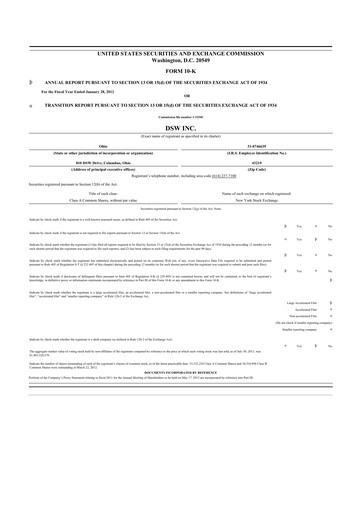 Thumbnail Designer Brands
 10-K Annual Report 2011