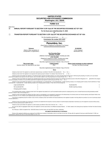 Thumbnail Penumbra 10-K Annual Report 2025
