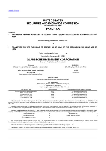 Thumbnail Gladstone Investment 10-Q Quarterly Report FY2026 