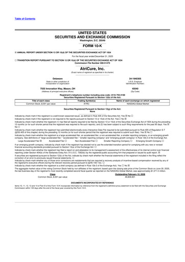 Thumbnail AtriCure 10-K Annual Report 2025