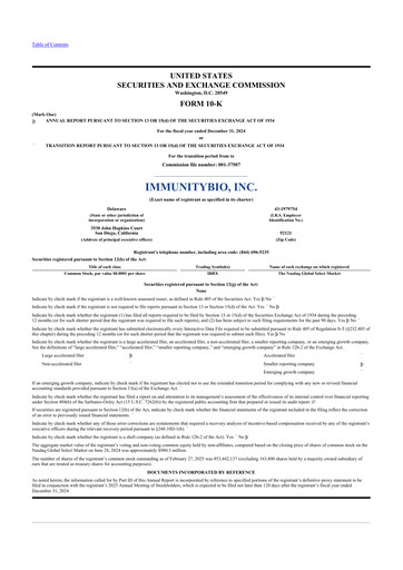 Thumbnail ImmunityBio 10-K Annual Report 2024