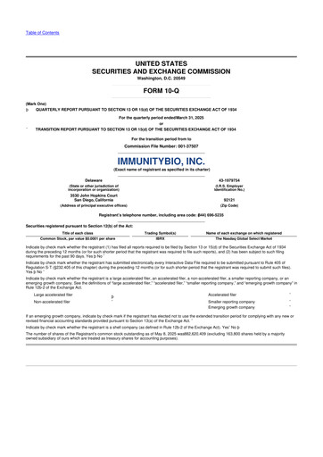 Thumbnail ImmunityBio 10-Q Quarterly Report FY2025 