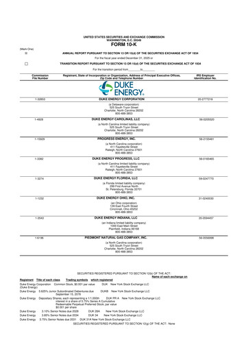 Thumbnail Duke Energy 10-K Annual Report 2025