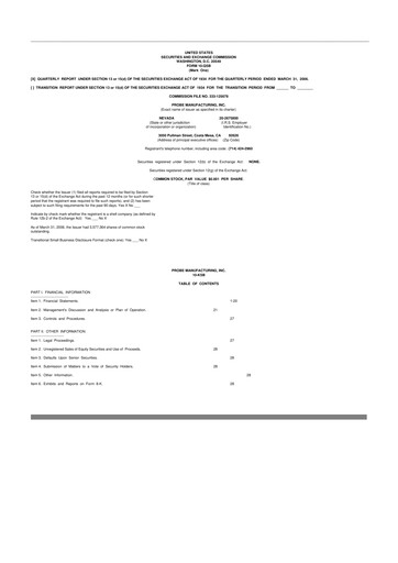 Miniature Clean Energy Technologies 10-Q Rapport trimestriel  