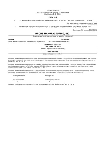 Miniature Clean Energy Technologies 10-Q Rapport trimestriel  