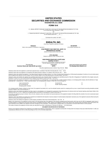 Thumbnail eHealth 10-K Annual Report 2025