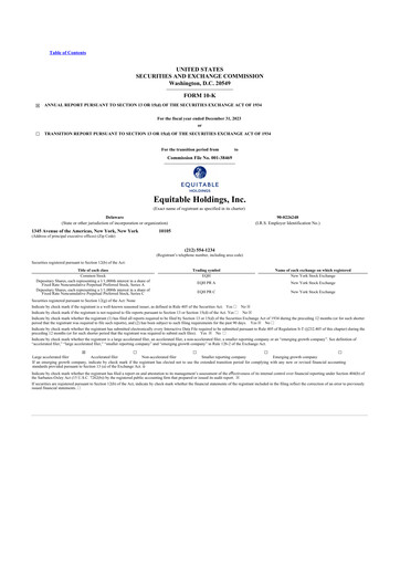 Thumbnail Equitable Holdings
 10-K Annual Report 2023
