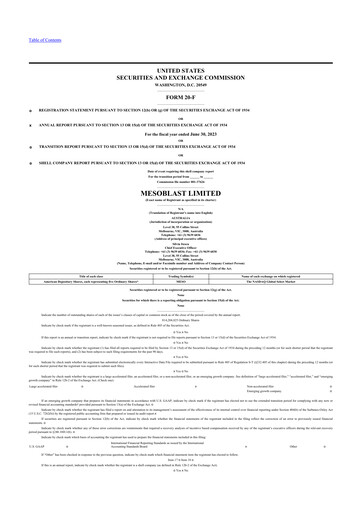 Vorschaubild Mesoblast
 20-F Jahresbericht 2023