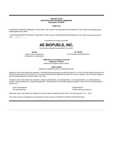 Thumbnail Aemetis 10-Q Quarterly Report FY 