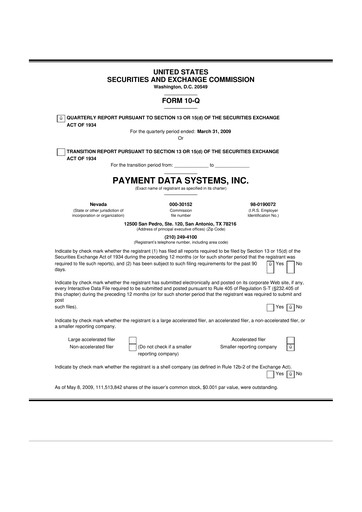 Vorschaubild Usio 10-Q Quartalsbericht  