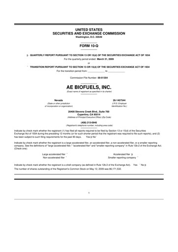 Thumbnail Aemetis 10-Q Quarterly Report FY 