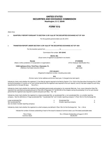 Thumbnail Inuvo 10-Q Quarterly Report FY 