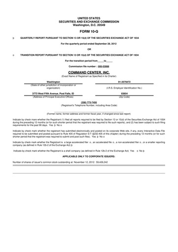 Miniature HireQuest 10-Q Rapport trimestriel 2012 