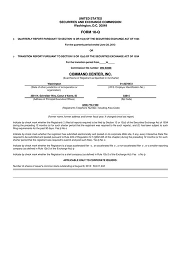 Miniature HireQuest 10-Q Rapport trimestriel 2013 