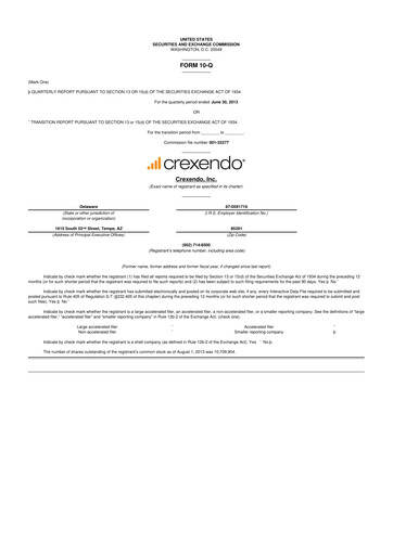 Thumbnail Crexendo 10-Q Quarterly Report FY 