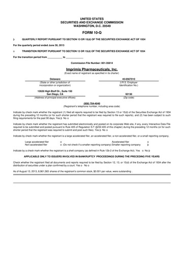 Vorschaubild Harrow, Inc. 10-Q Quartalsbericht 2013 