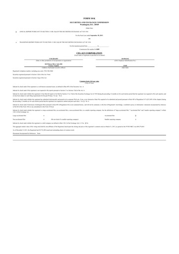 Thumbnail Cel-Sci

 10-K Annual Report 2013