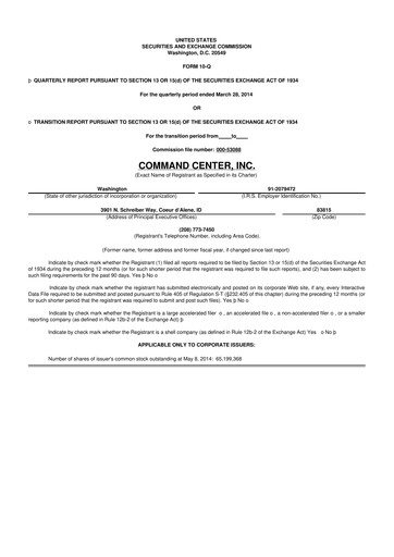 Miniature HireQuest 10-Q Rapport trimestriel 2014 