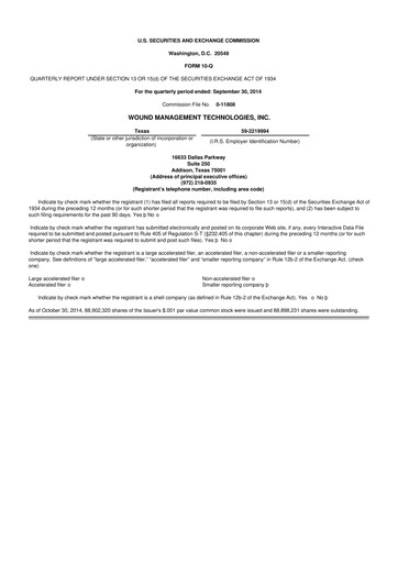 Thumbnail Sanara MedTech 10-Q Quarterly Report FY2014 