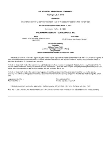 Thumbnail Sanara MedTech 10-Q Quarterly Report FY2015 