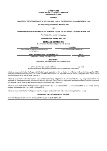 Miniature HireQuest 10-Q Rapport trimestriel 2016 