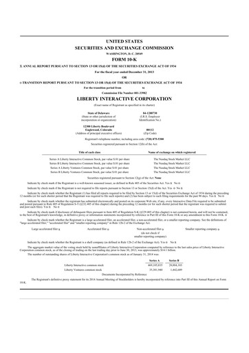 Thumbnail QVC Group 10-K Annual Report 2013