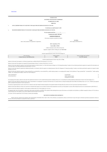 Thumbnail Kartoon Studios 10-K Annual Report 2023