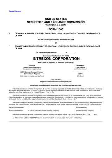 Thumbnail Precigen 10-Q Quarterly Report FY2014 