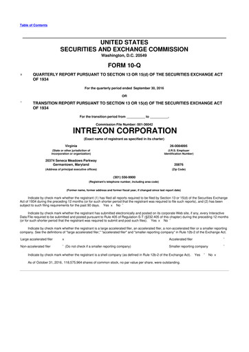 Thumbnail Precigen 10-Q Quarterly Report FY2016 