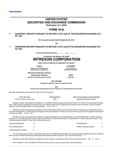 Thumbnail Precigen 10-Q Quarterly Report FY2019 