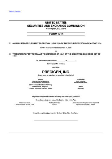 Thumbnail Precigen 10-K Annual Report 2025