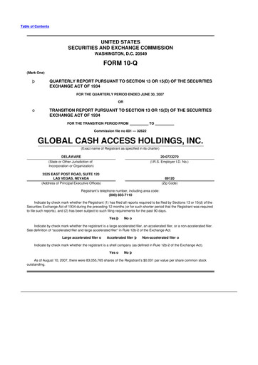 Thumbnail Everi Holdings
 10-Q Quarterly Report FY 