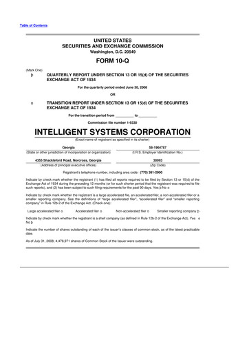 Miniature CoreCard 10-Q Rapport trimestriel  