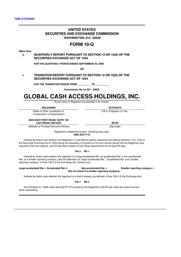 Thumbnail Everi Holdings
 10-Q Quarterly Report FY 