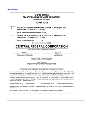 Thumbnail CF Bankshares 10-Q Quarterly Report FY 
