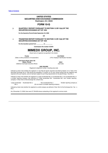 Thumbnail MiMedx Group 10-Q Quarterly Report FY 