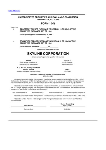 Miniature Champion Homes 10-Q Rapport trimestriel  