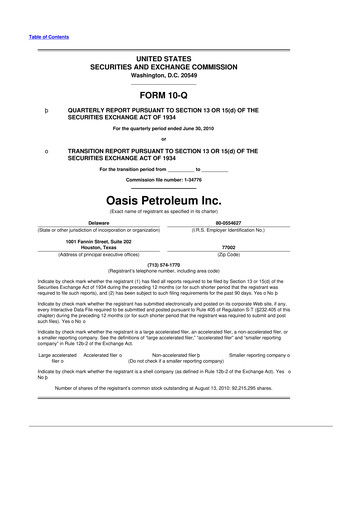Thumbnail Chord Energy 10-Q Quarterly Report FY 
