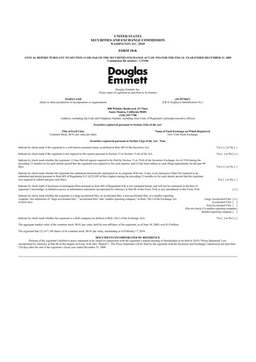 Thumbnail Douglas Emmett 10-K Annual Report 