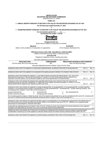 Thumbnail Douglas Emmett 10-K Annual Report 