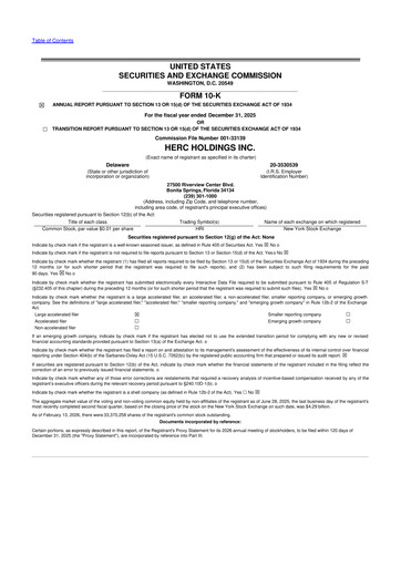 Thumbnail Herc Holdings
 10-K Annual Report 2025