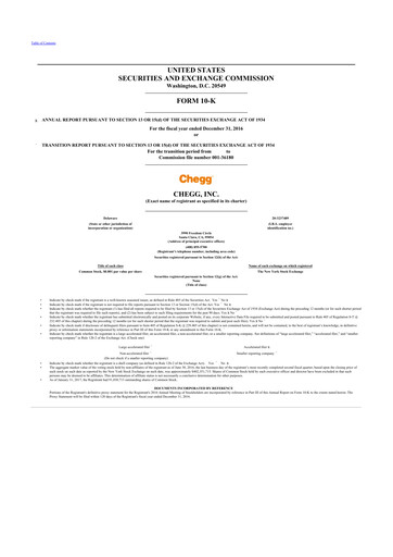 Thumbnail Chegg
 10-K Annual Report 2016