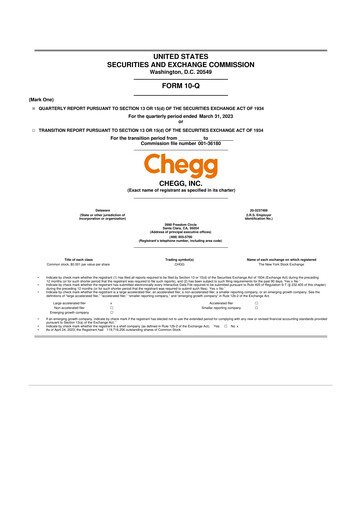 Thumbnail Chegg
 10-Q Quarterly Report FY2023 