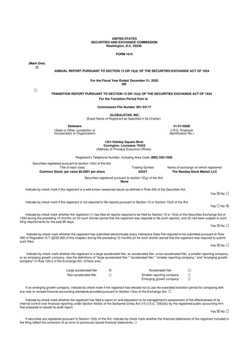 Thumbnail Globalstar
 10-K Annual Report 2025