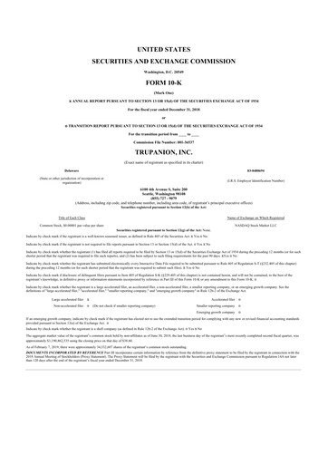 Thumbnail Trupanion
 10-K Annual Report 2018