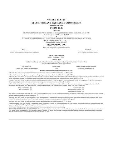 Thumbnail Trupanion
 10-K Annual Report 2021