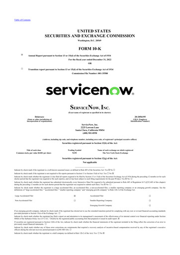 Thumbnail ServiceNow 10-K Annual Report 2022