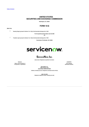 Thumbnail ServiceNow 10-Q Quarterly Report FY2026 