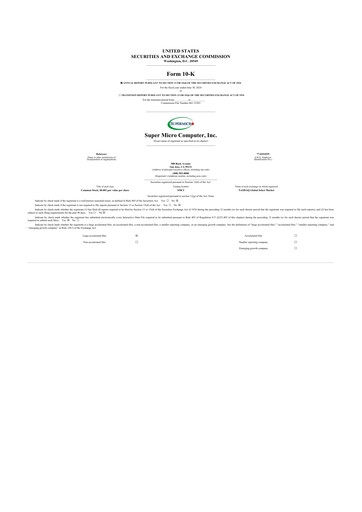Thumbnail Supermicro 10-K Annual Report 2024