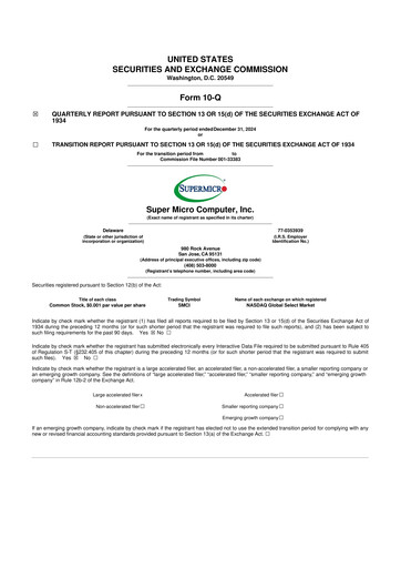 Thumbnail Supermicro 10-Q Quarterly Report FY2025 